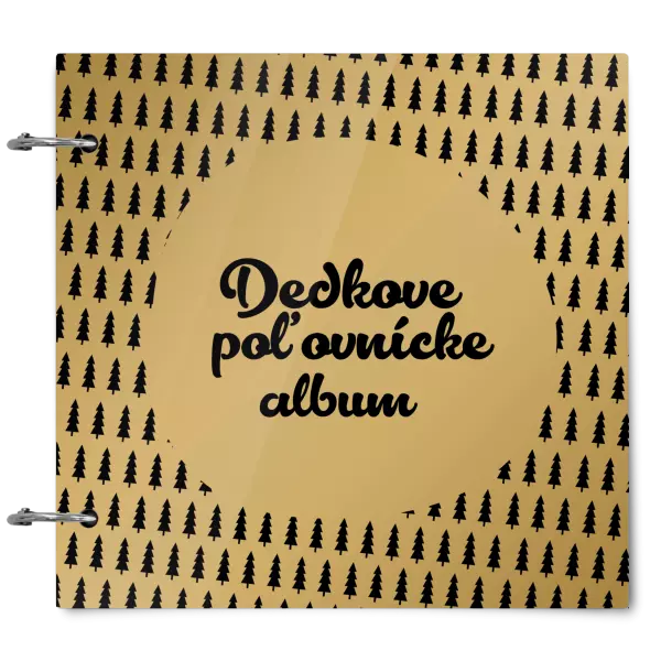 Plexi album sa sponami Poľovnícke so stromami