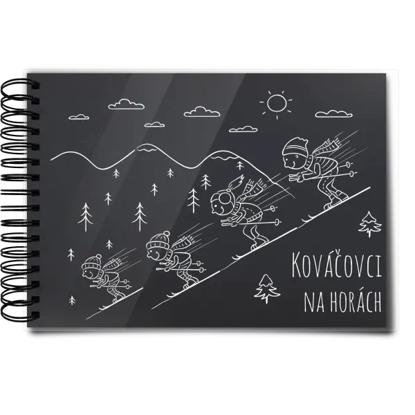 Plexi album s krúžkovou väzbou Na horách