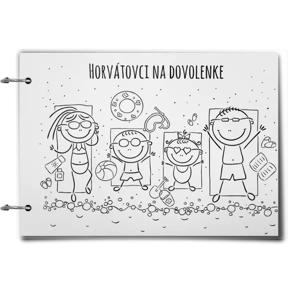 Plexi album sa sponami Na pláži