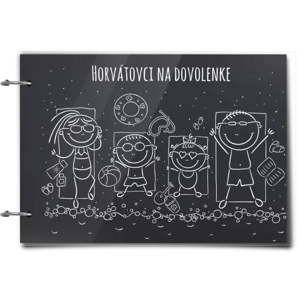 Plexi album sa sponami Na pláži
