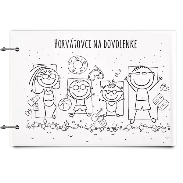 Plexi album sa sponami Na pláži