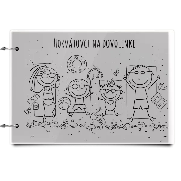 Plexi album sa sponami Na pláži