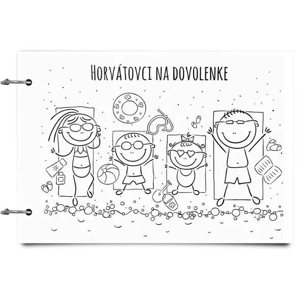 Plexi album sa sponami Na pláži