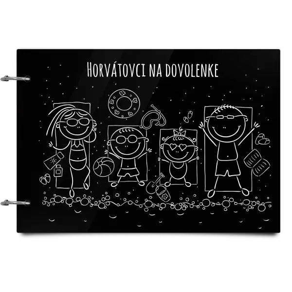 Plexi album sa sponami Na pláži