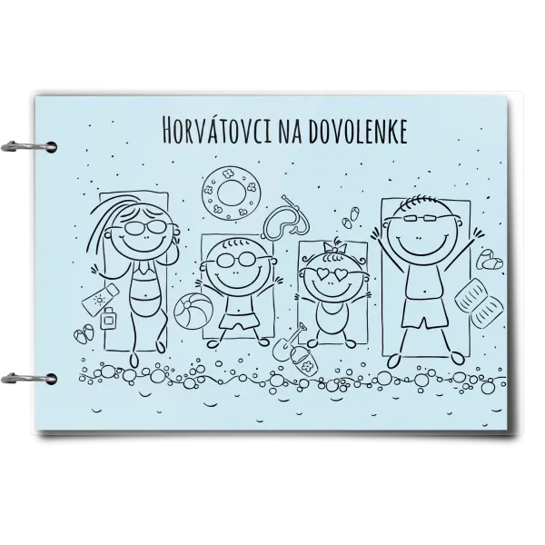 Plexi album sa sponami Na pláži
