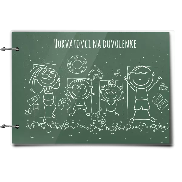 Plexi album sa sponami Na pláži