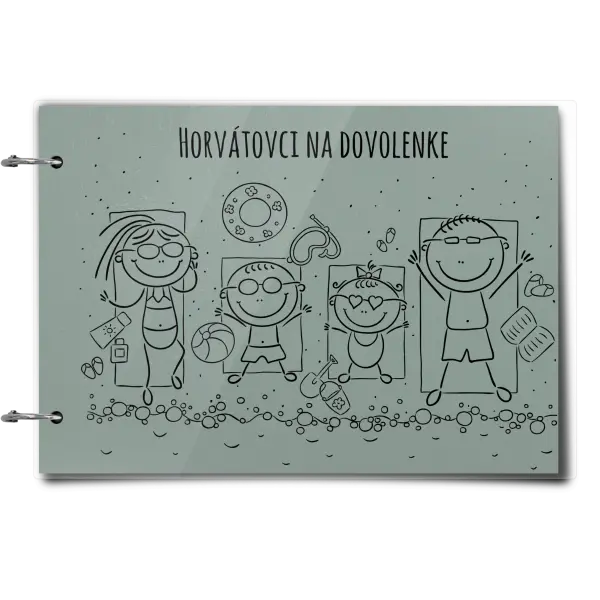Plexi album sa sponami Na pláži
