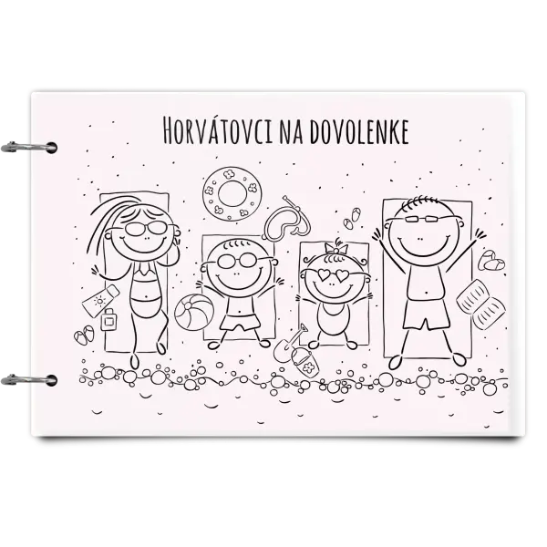 Plexi album sa sponami Na pláži