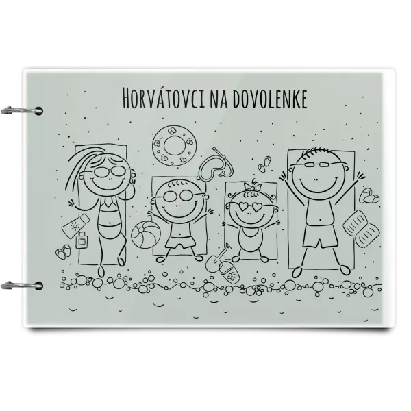 Plexi album sa sponami Na pláži