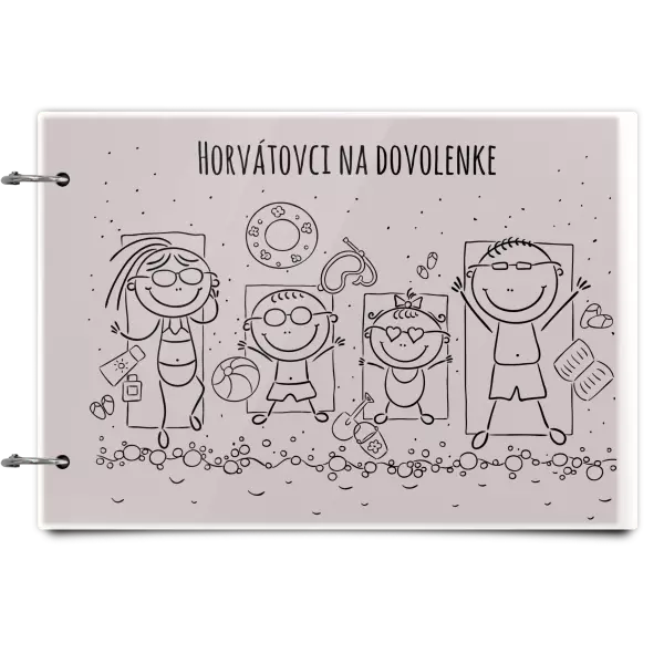 Plexi album sa sponami Na pláži