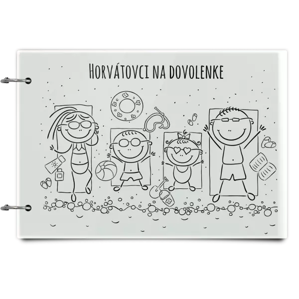 Plexi album sa sponami Na pláži