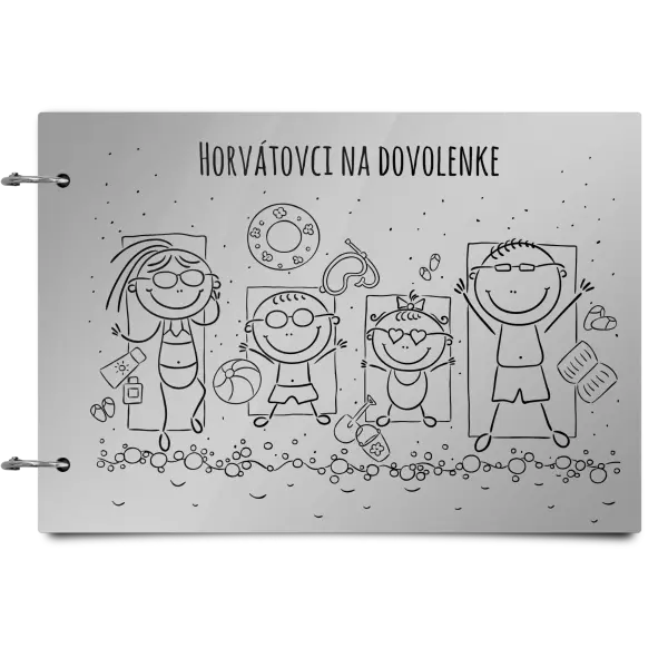 Plexi album sa sponami Na pláži