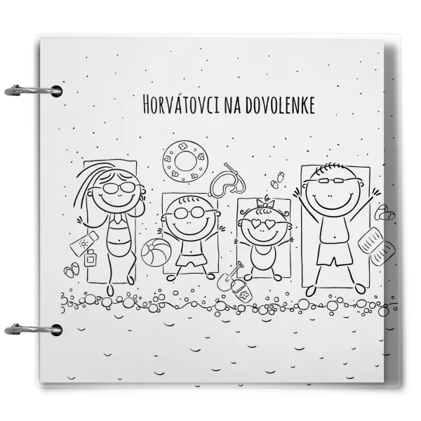 Plexi album sa sponami Na pláži