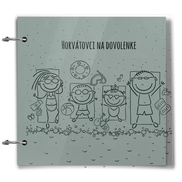 Plexi album sa sponami Na pláži