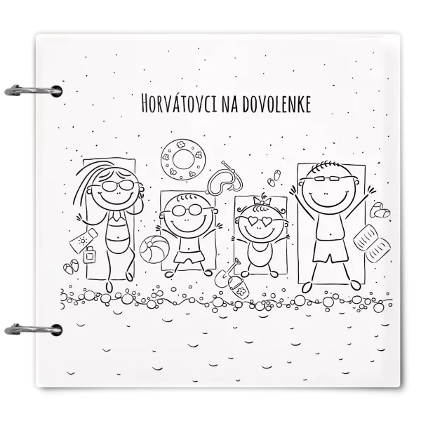 Plexi album sa sponami Na pláži