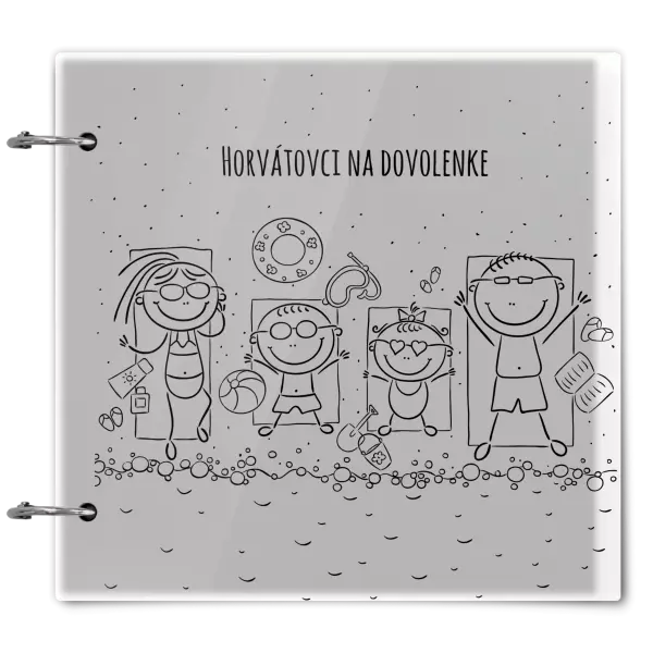 Plexi album sa sponami Na pláži
