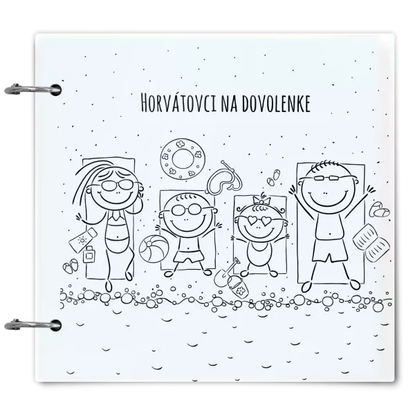Plexi album sa sponami Na pláži