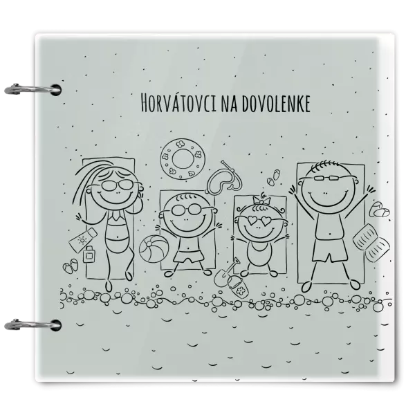 Plexi album sa sponami Na pláži