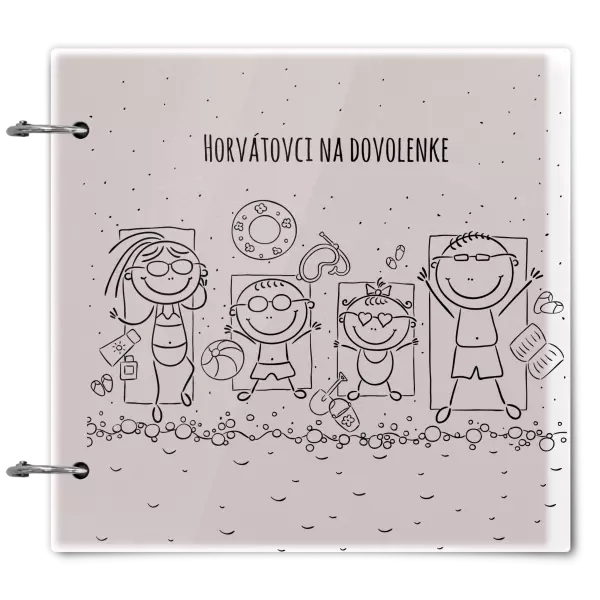 Plexi album sa sponami Na pláži