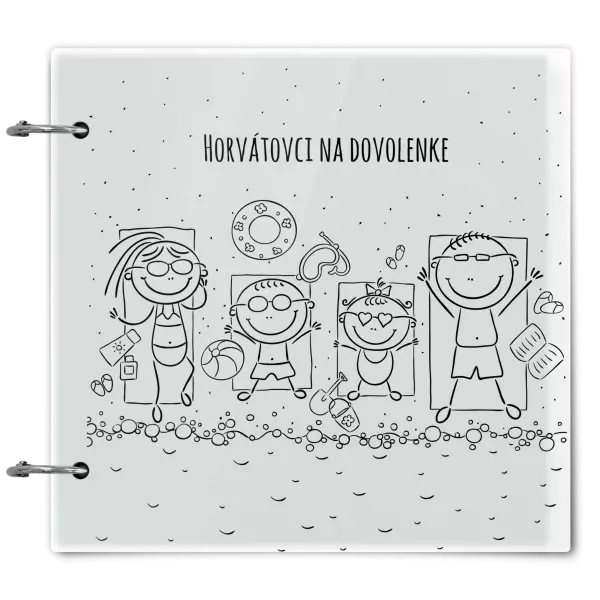 Plexi album sa sponami Na pláži