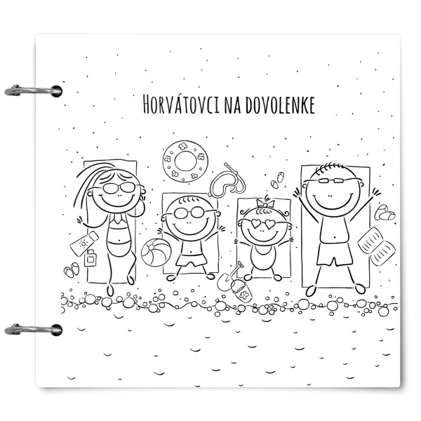 Plexi album sa sponami Na pláži