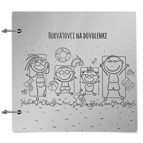 Plexi album sa sponami Na pláži