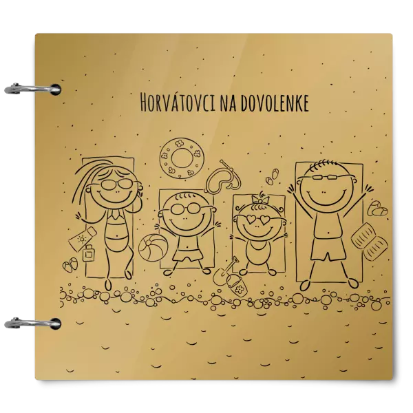 Plexi album sa sponami Na pláži