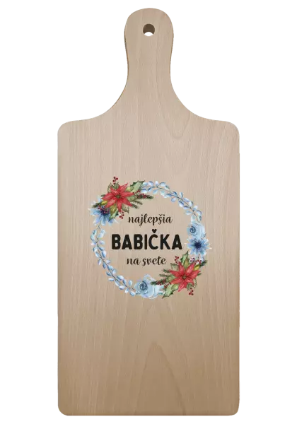 Doštička Najlepšia babička na svete, venček