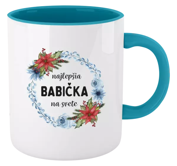 Hrnček  Najlepšia babička na svete, venček