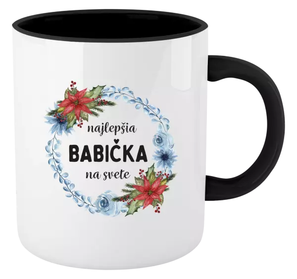 Hrnček  Najlepšia babička na svete, venček