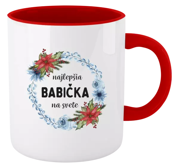 Hrnček  Najlepšia babička na svete, venček