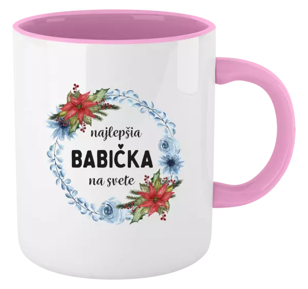 Hrnček  Najlepšia babička na svete, venček