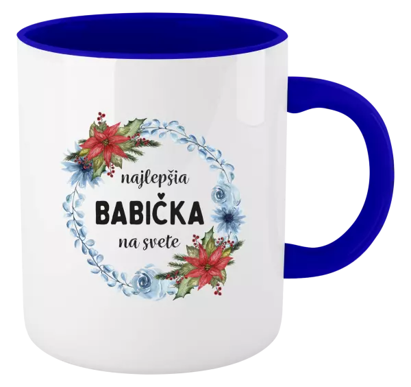 Hrnček  Najlepšia babička na svete, venček