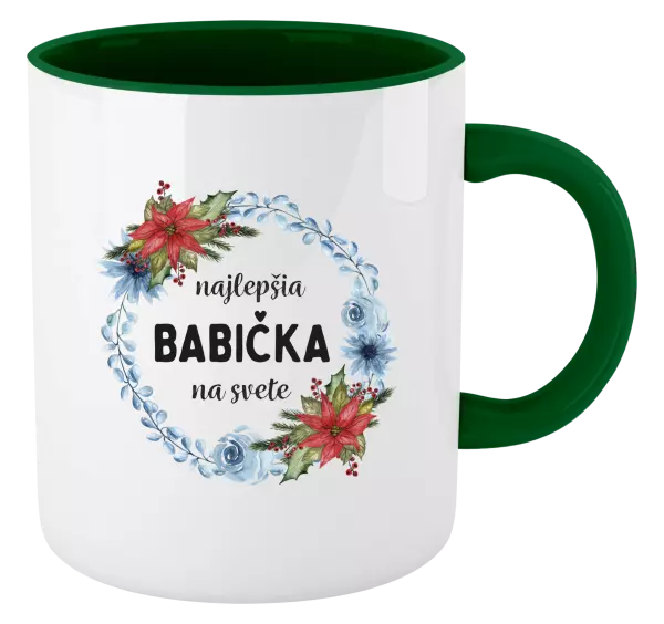 Hrnček  Najlepšia babička na svete, venček