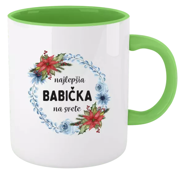 Hrnček  Najlepšia babička na svete, venček