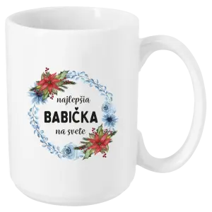 Hrnček Najlepšia babička na svete, venček