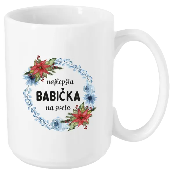 Hrnček Najlepšia babička na svete, venček