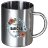 Nerezový hrnček Najlepšia babička na svete, venček