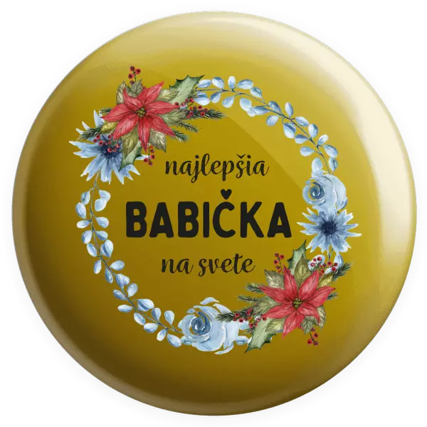 Placka Najlepšia babička na svete, venček