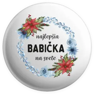 Placka Najlepšia babička na svete, venček