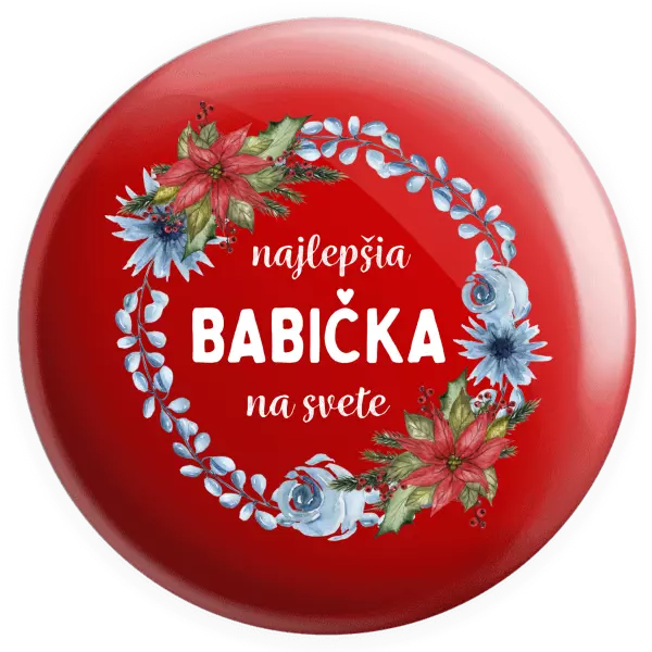Placka Najlepšia babička na svete, venček