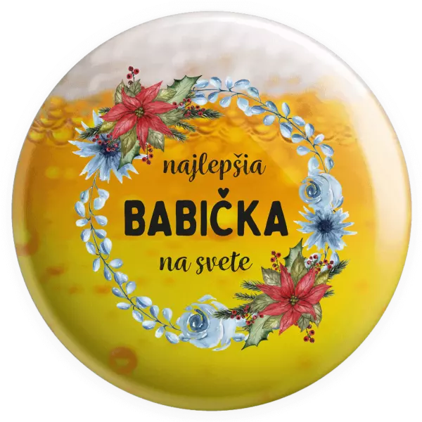 Placka Najlepšia babička na svete, venček