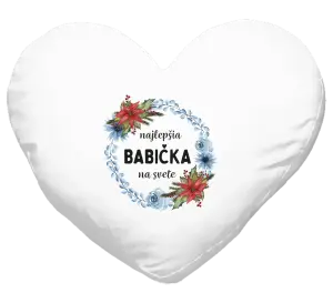 Vankúš Najlepšia babička na svete, venček