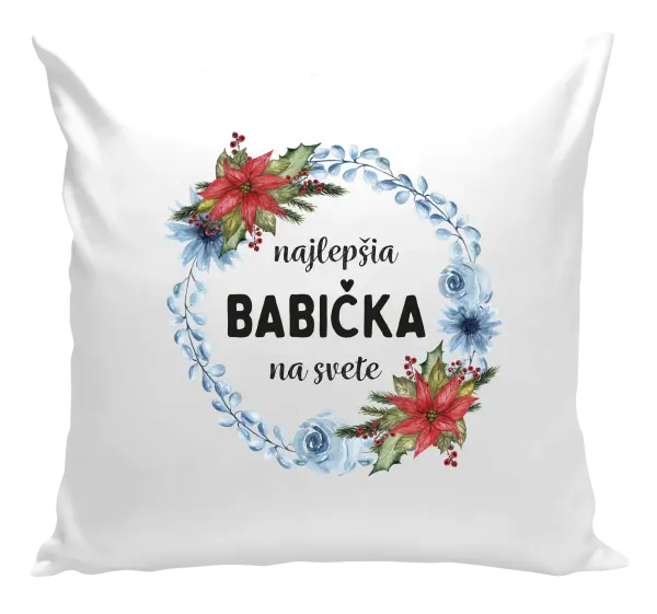 Vankúš Najlepšia babička na svete, venček