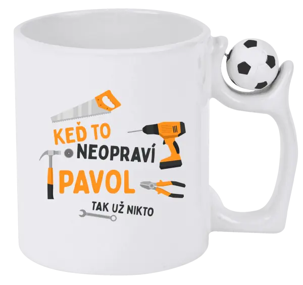 Hrnček Když to neopraví jméno, tak už nikdo - kopie