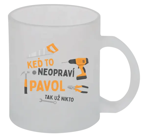 Hrnček Když to neopraví jméno, tak už nikdo - kopie