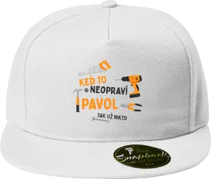 Snapback šiltovka Když to neopraví jméno, tak už nikdo - kopie