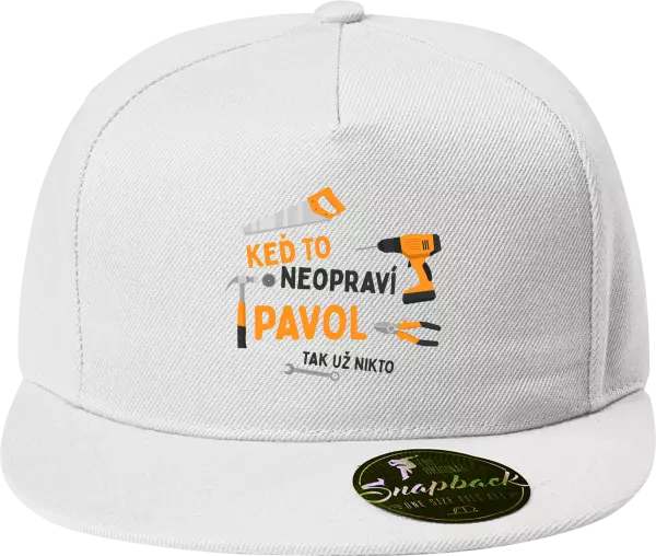 Snapback šiltovka Když to neopraví jméno, tak už nikdo - kopie