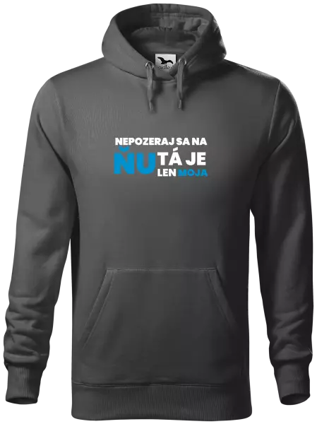 Pánska mikina Nedívej se na ni - kopie