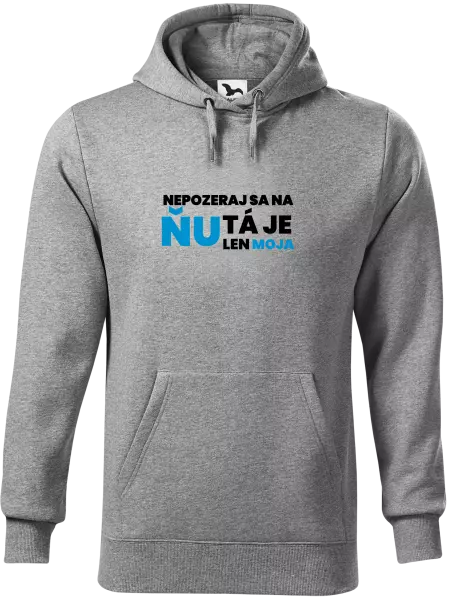 Pánska mikina Nedívej se na ni - kopie